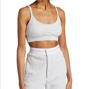 NWT alexanderwang.t Sweatshirt Bra Top